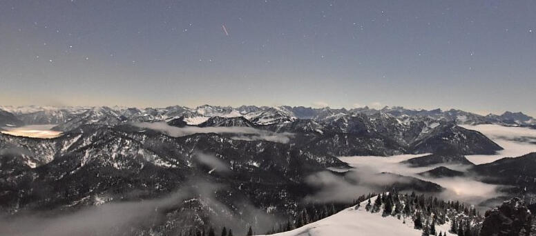 Roß-und Buchstein bei Nacht