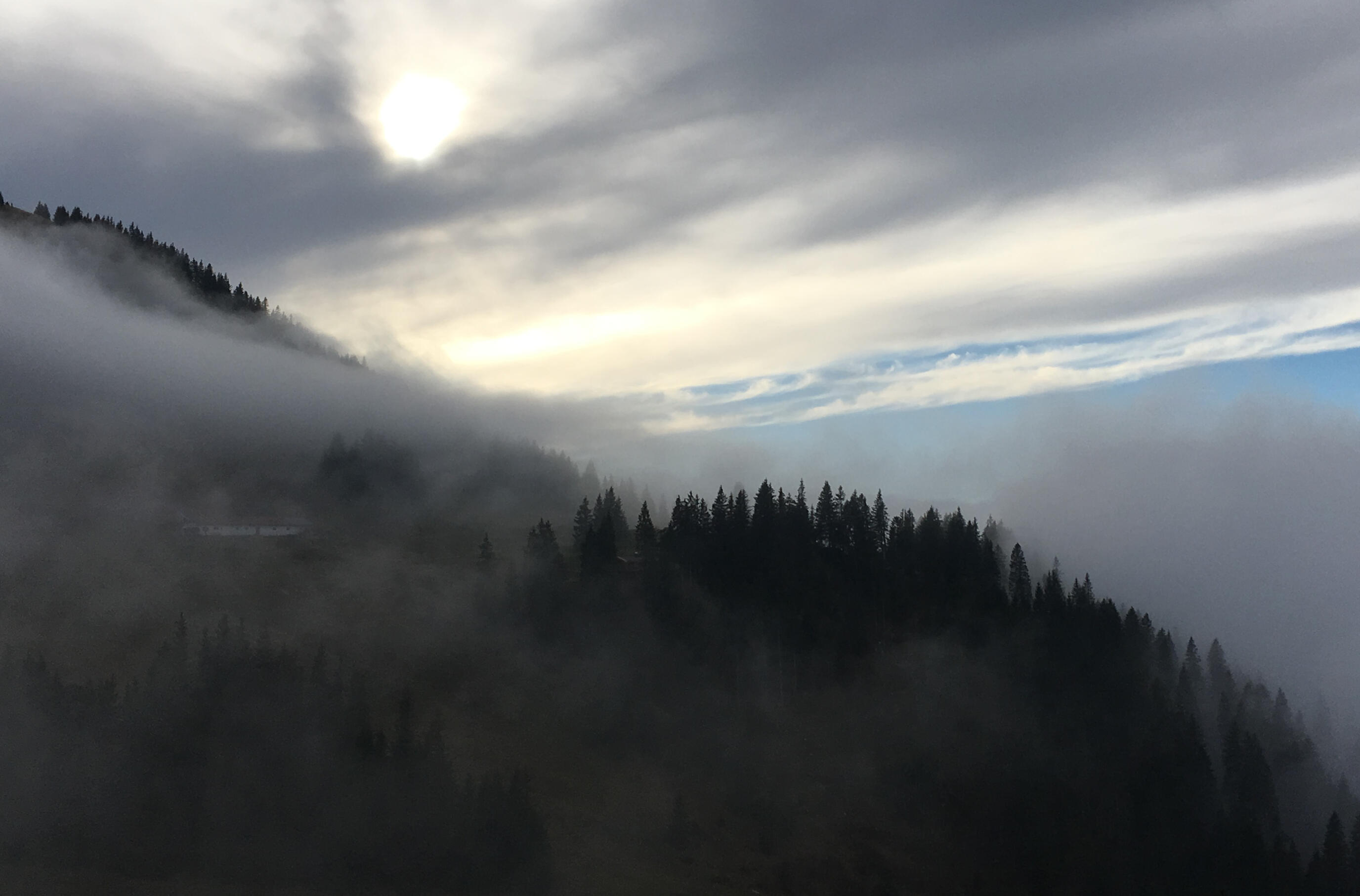 Tegernseer Berge_nebel_Sonne